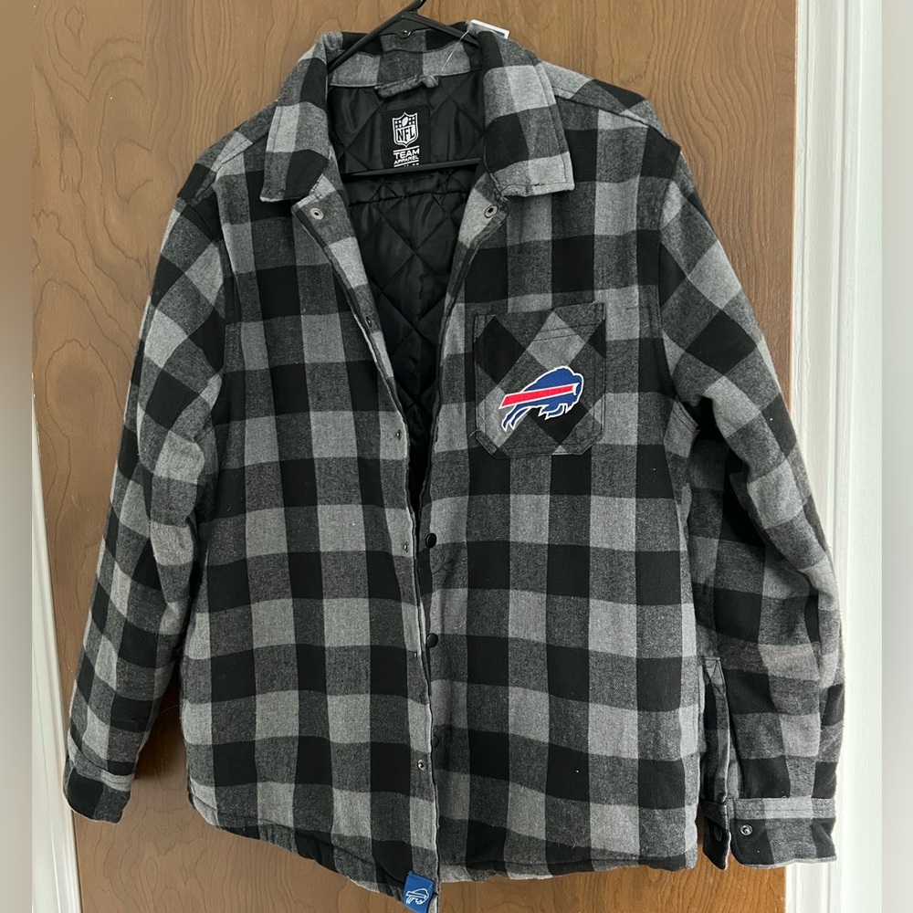 NFL Buffalo Bills quilted flannel shacket